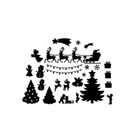 Raamsticker XL - Voordeelset Kerst